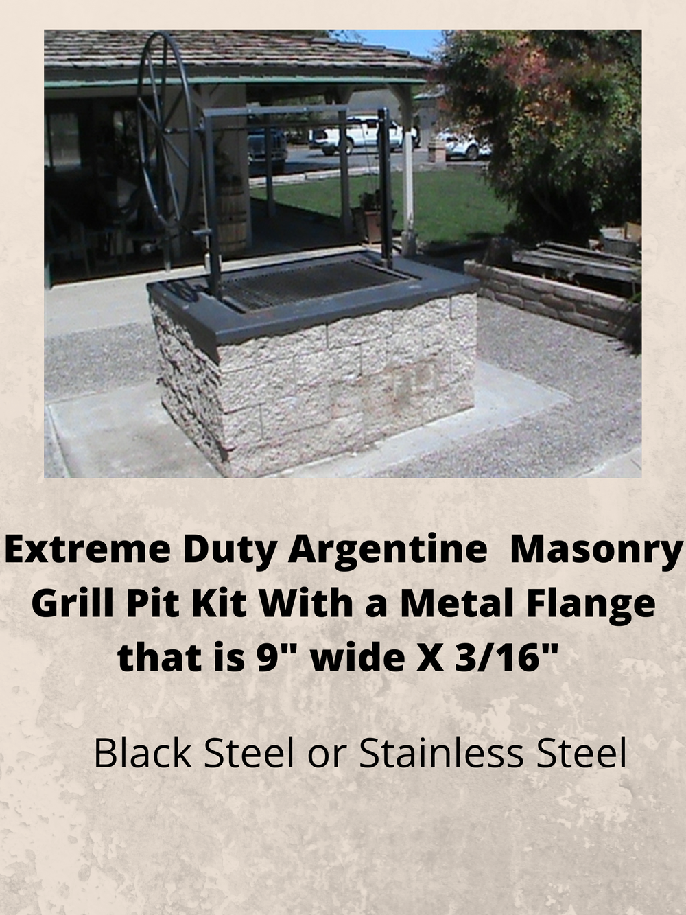 Extreme Duty Argentine Architectural Grill - Heritage Backyard