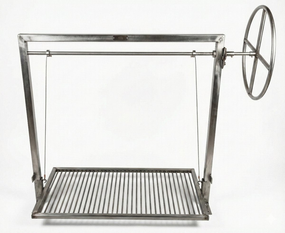 Stainless Steel Santa Maria BBQ Grill Kit for a Masonry Firebox