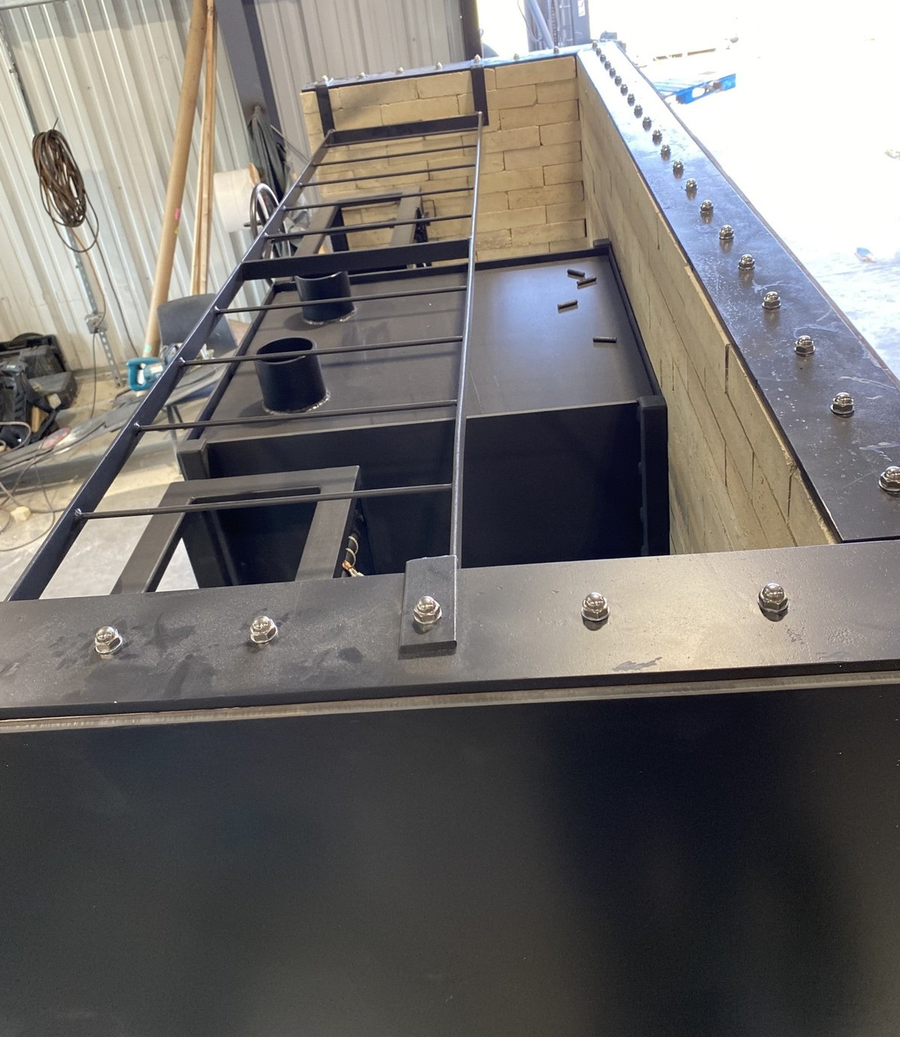4642 COMMERCIAL Fire Table Grill - Heritage Backyard
