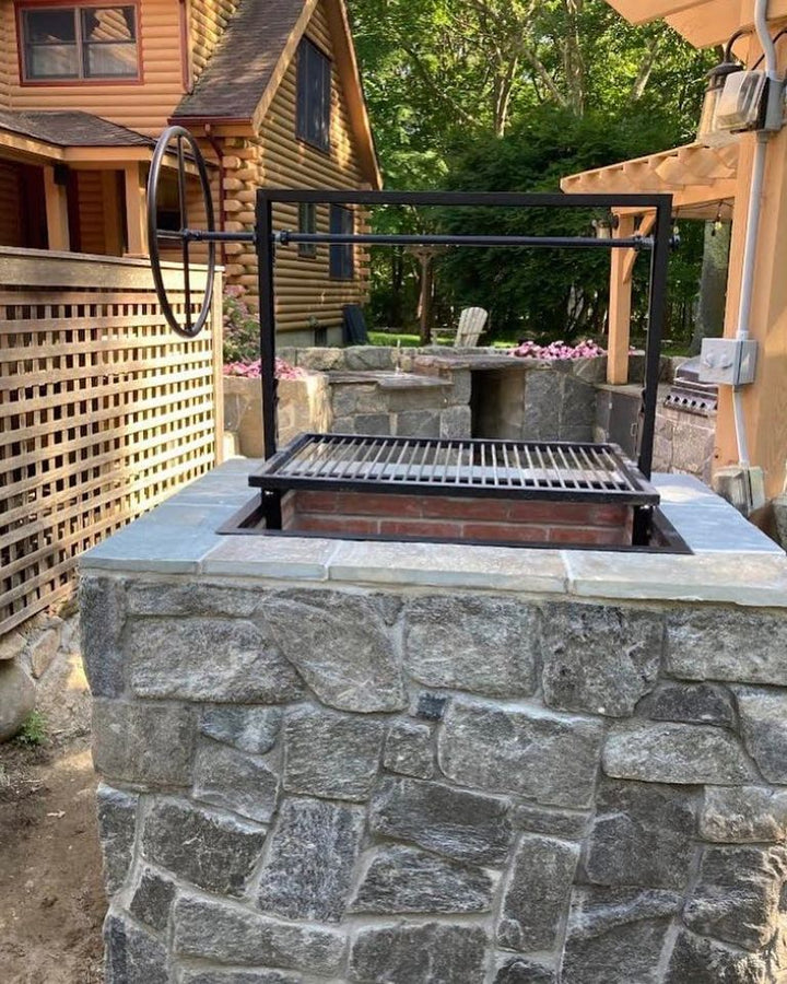 Santa Maria Architectural Grill with Flange - Heritage Backyard Inc.