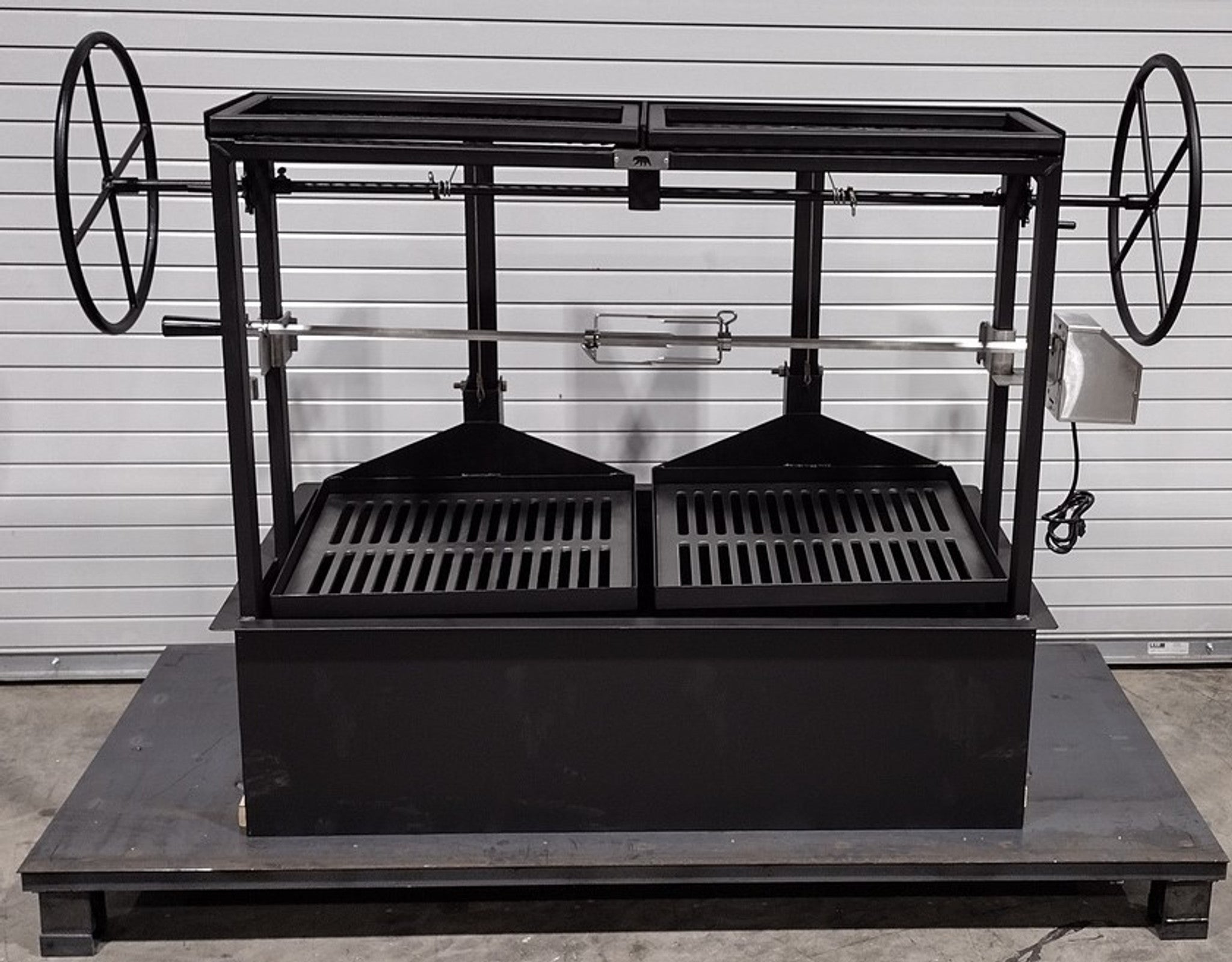4509 COMMERCIAL Built-In Split Grill with Warming Rack - Heritage Backyard