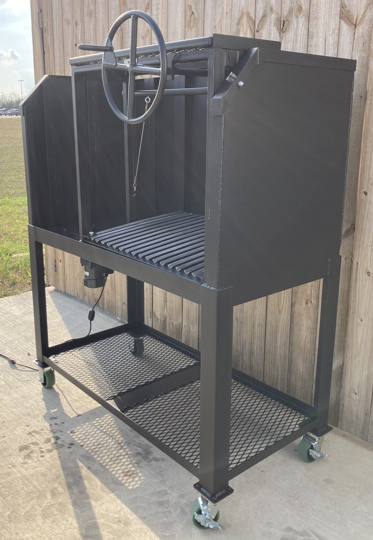 4537 COMMERCIAL Argentine and Trompo Grill Combo - Heritage Backyard
