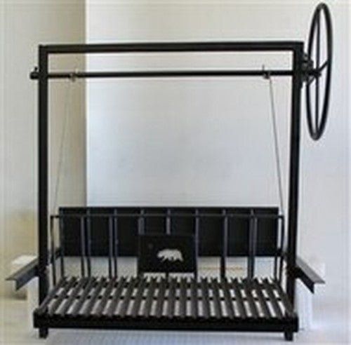 Argentine Architectural Grill with Rear Brasero & Flange - Heritage Backyard