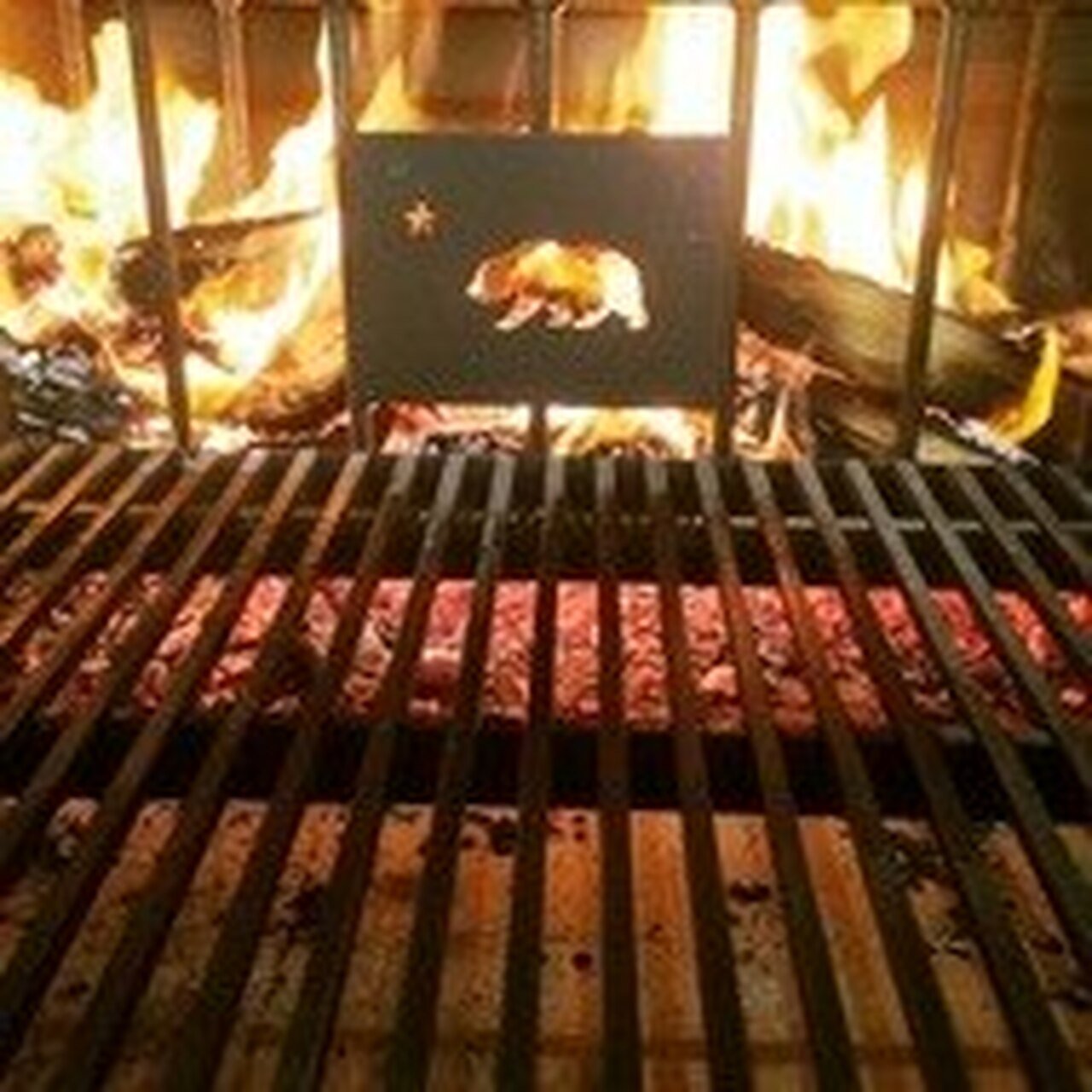 Argentine Architectural Grill with Rear Brasero & Flange - Heritage Backyard