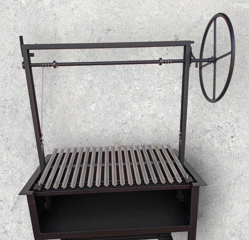 Argentine Built-In Grills with a Steel Firebox - Heritage Backyard