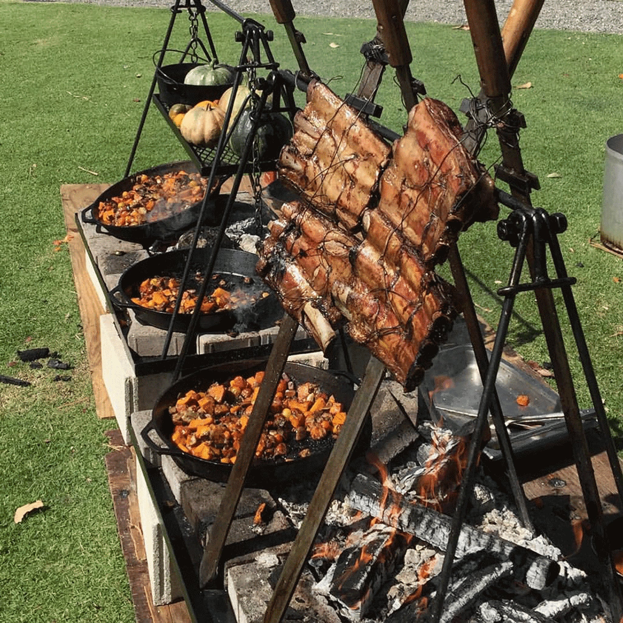 Chef Biggs Churrasco Swords Pkg for Grand Cayman - Heritage Backyard