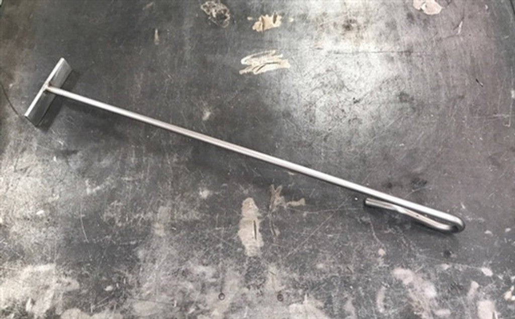 Handcrafted Steel Fire T Rake - Heritage Backyard Inc.