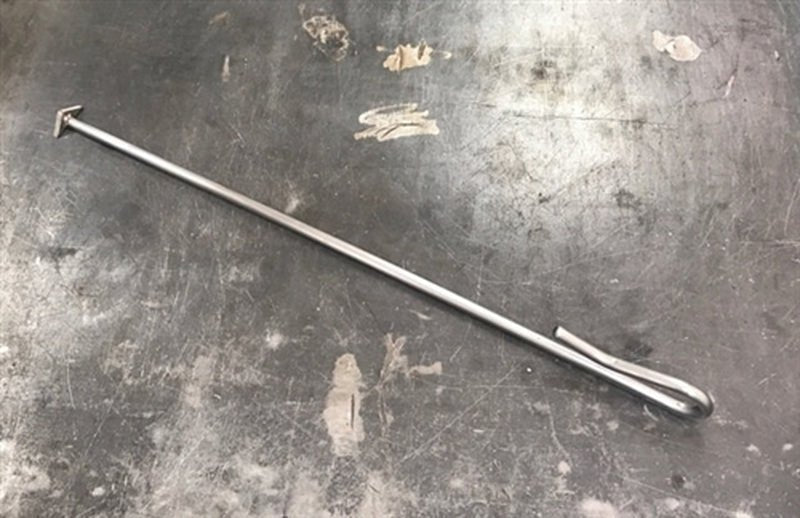 Handcrafted V Grate Cleaner for Argentine BBQ Grills - Heritage Backyard