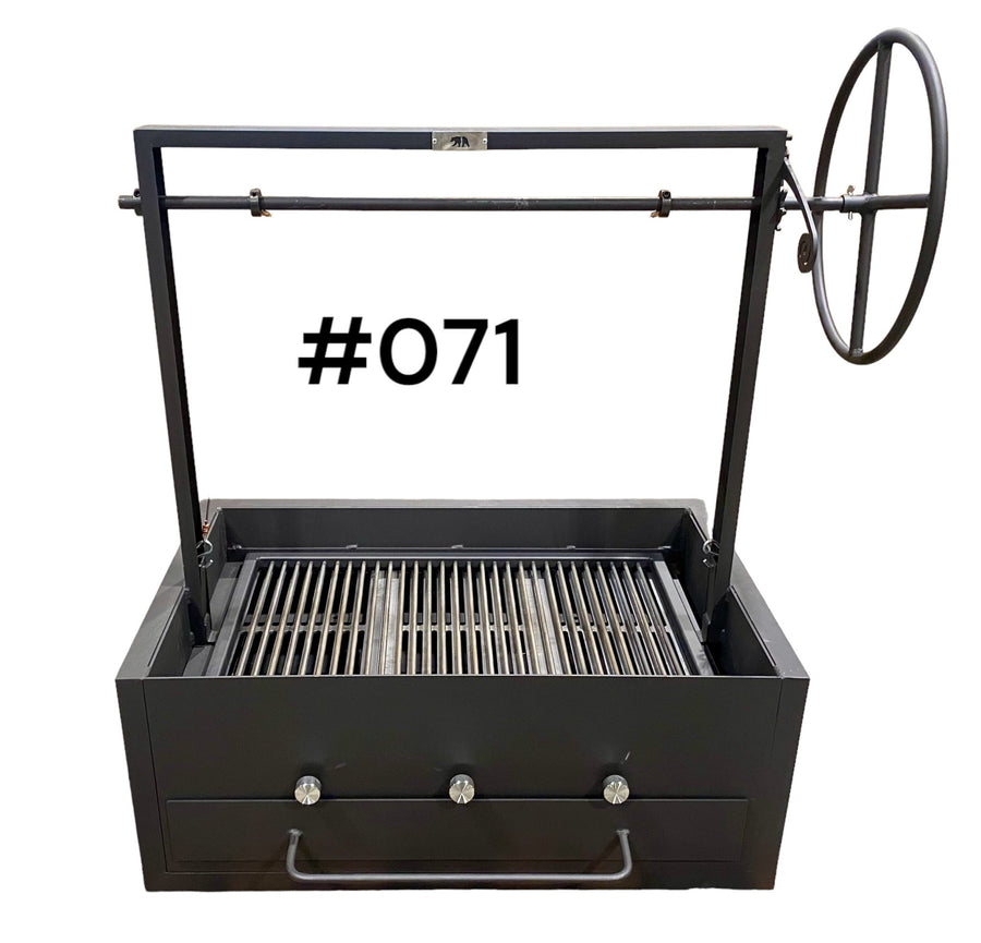 Hybrid Santa Maria Grill with Casters - Heritage Backyard