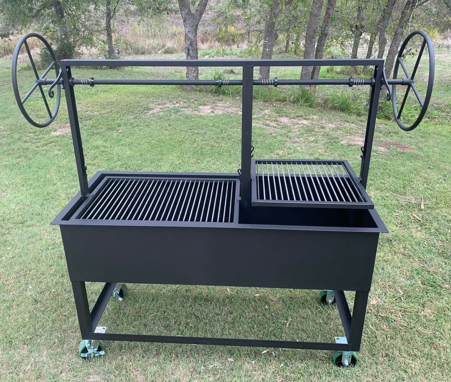Portable COMMERCIAL Split Santa Maria Grill with Castered Legs - My Store
