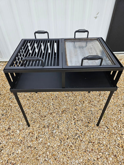 086b Large Split Armado Grill and Griddle - Heritage Backyard Inc.