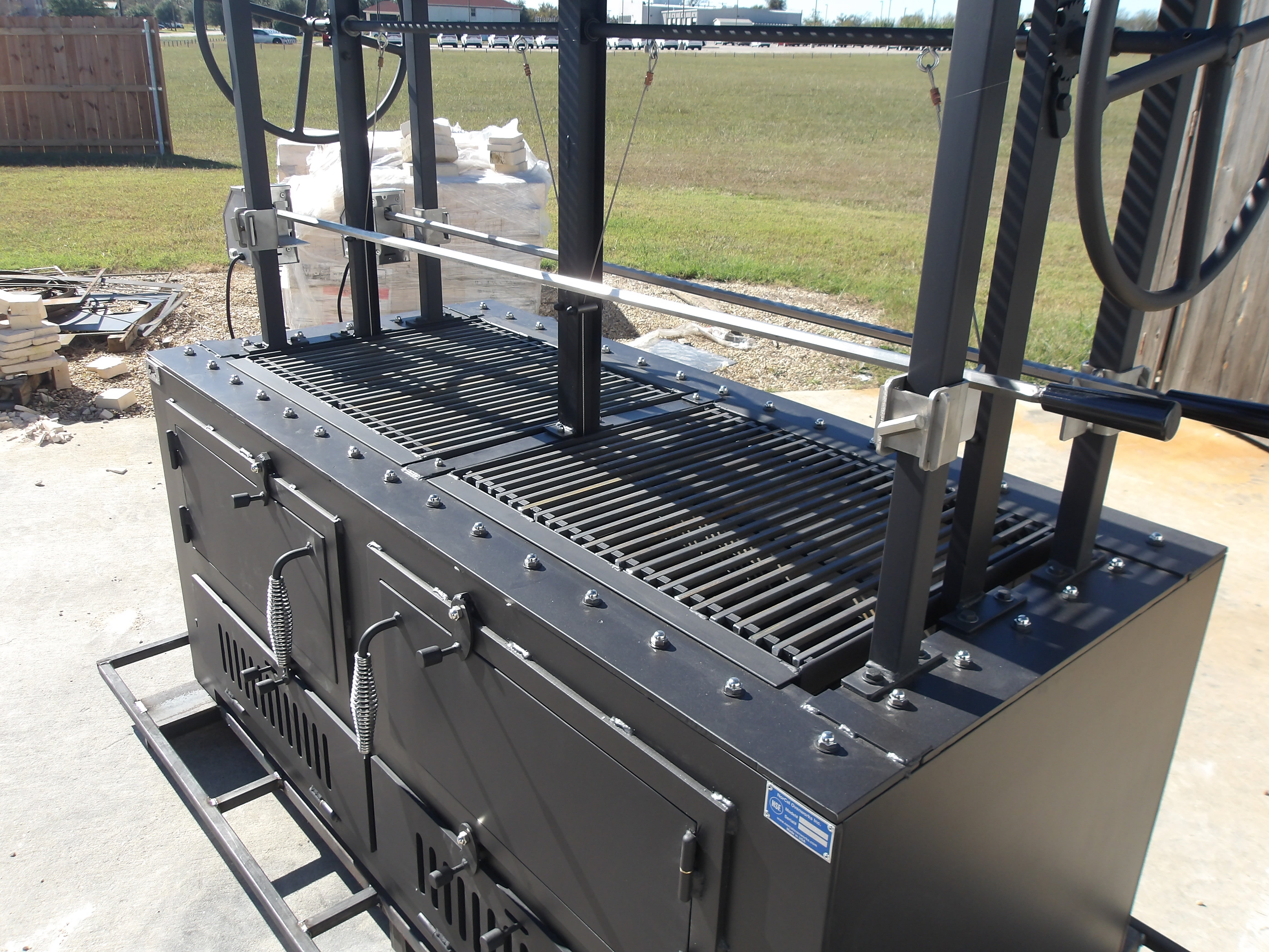 10824 Commercial NSF Split Charbroiler  - Heritage Backyard