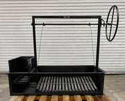 4612 Argentine Drop-In Grill with a Steel Firebox and a Side Brasero - Heritage Backyard Inc.