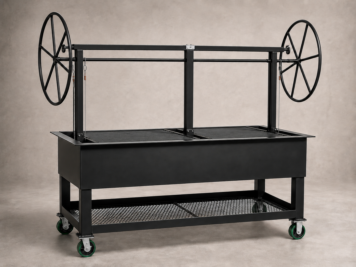 NSF Certified Heavy Duty Split Santa Maria Grill - Heritage Backyard