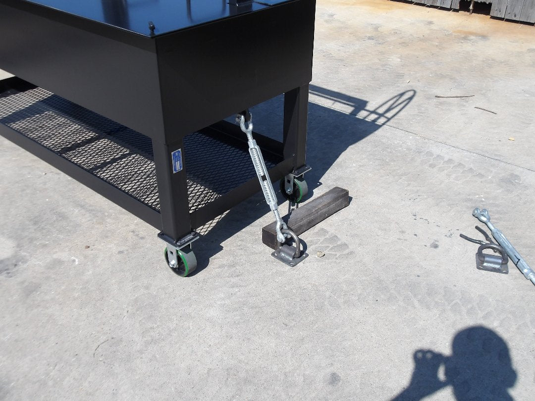 NSF Certified Heavy Duty Split Santa Maria Grill with Food Truck Brace - Heritage Backyard 