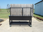 NSF Certified Heavy Duty Split Santa Maria Grill with Lid - Heritage Backyard