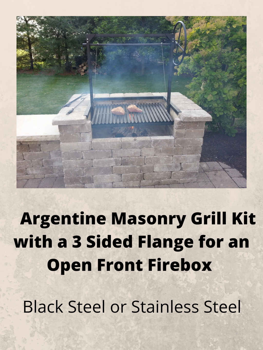 Argentine Architectural Grill with Flange