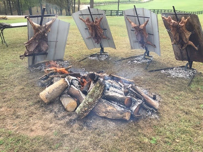 Asado Cross with Adjustable Angle Base - Heritage Backyard