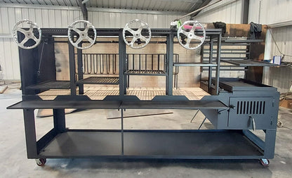 4358 COMMERCIAL Fire Table Exhibition Grills - Heritage Backyard