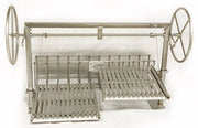 Split Cantilevered Argentine Grill Kit for a Masonry Firebox