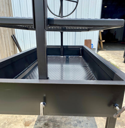 Collapsible Charcoal Catering Grill - Heritage Backyard