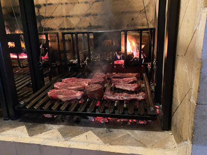 COMMERCIAL Argentine Architectural Grill with Front Facing Wheels | Call 4 Price