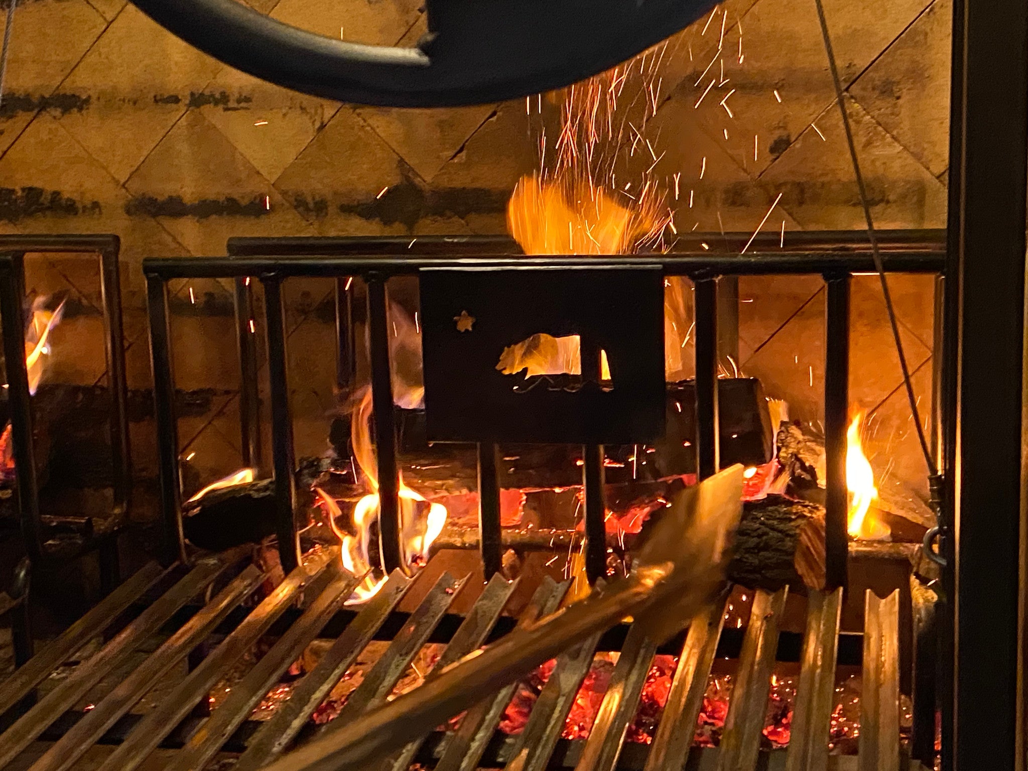 COMMERCIAL Argentine Architectural Grill with Front Facing Wheels | Call 4 Price