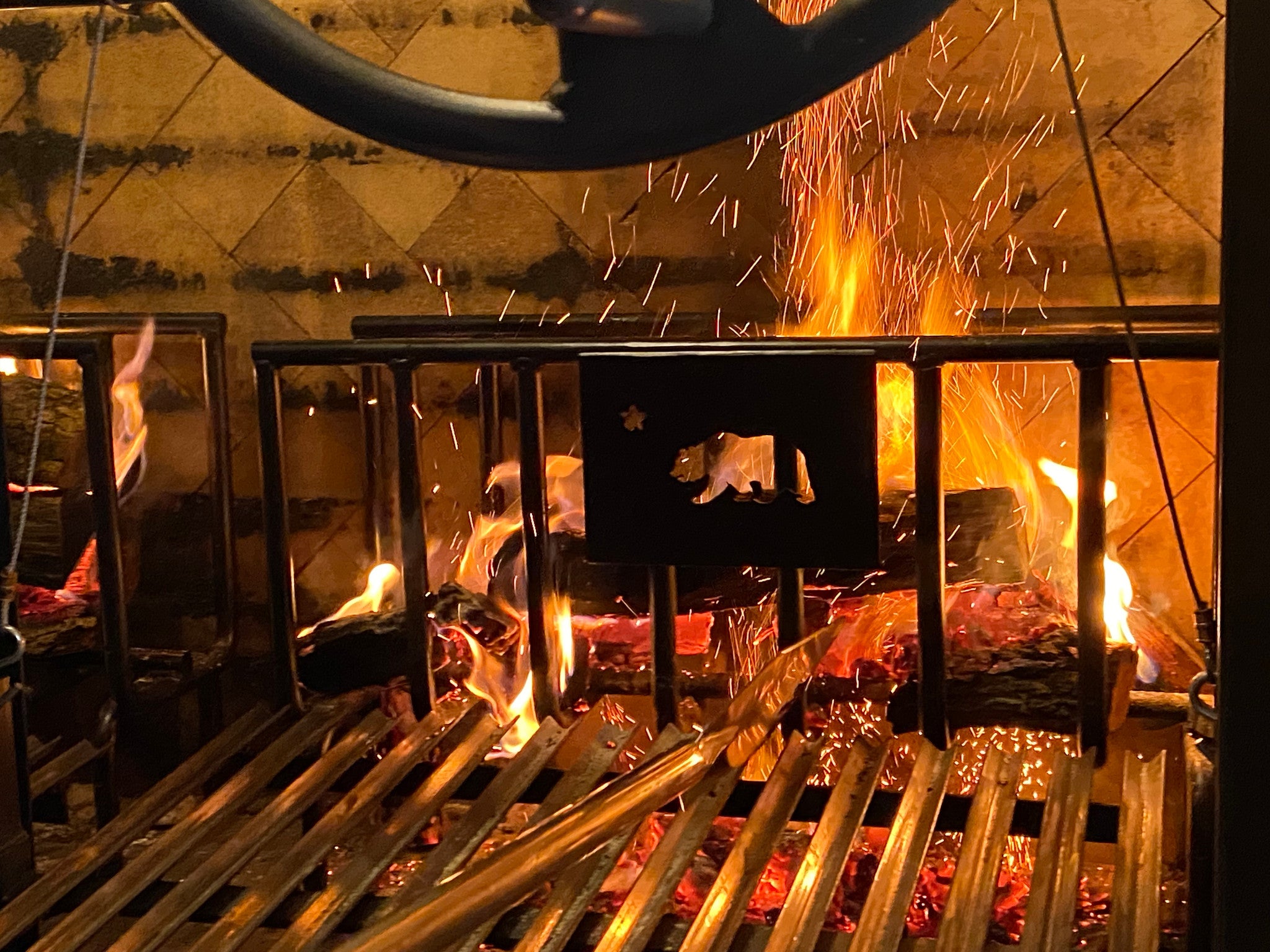 COMMERCIAL Argentine Architectural Grill with Front Facing Wheels | Call 4 Price