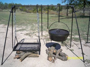 Adjustable Dutch oven cooking stand