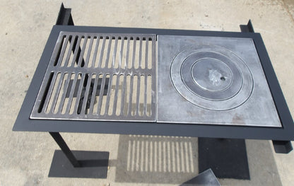 Retro Wood Stove Grill Kit - Heritage Backyard