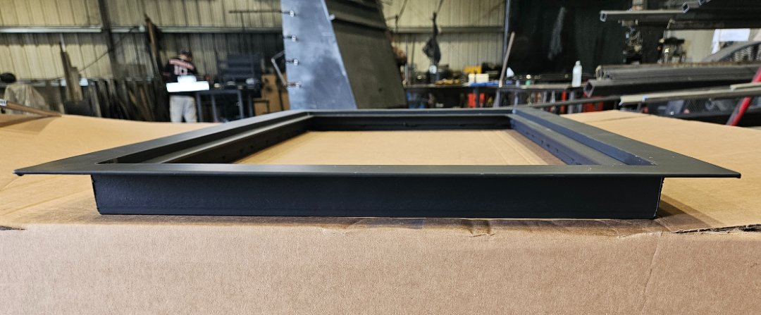 Retro Wood Stove Top Frame to hold Two Fire Rings - Heritage Backyard