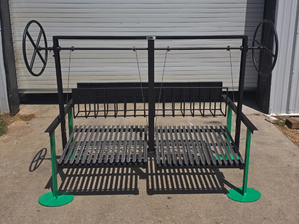 Model #5002 Split Argentine Grill Kit with Rear Ember Maker. Includes a special design that includes the Flange and Bolt-In Design.