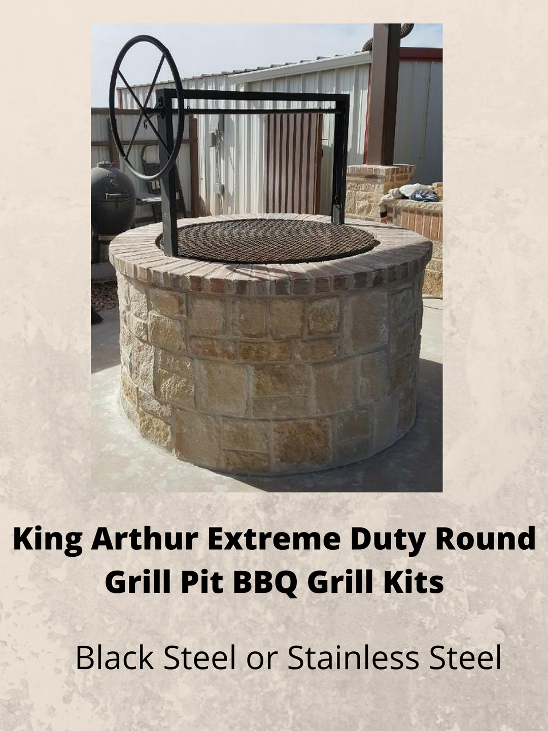 King Arthur Extreme Duty Round Architectural Grill