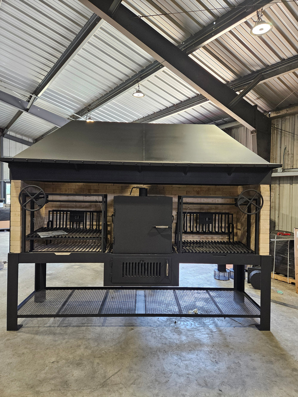 Commercial 3 Sectional Fire Table Grill