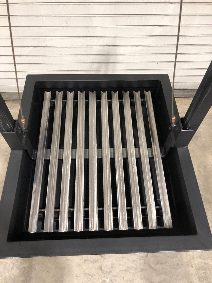 Small Counter Drop-In Charcoal Grill - Heritage Backyard