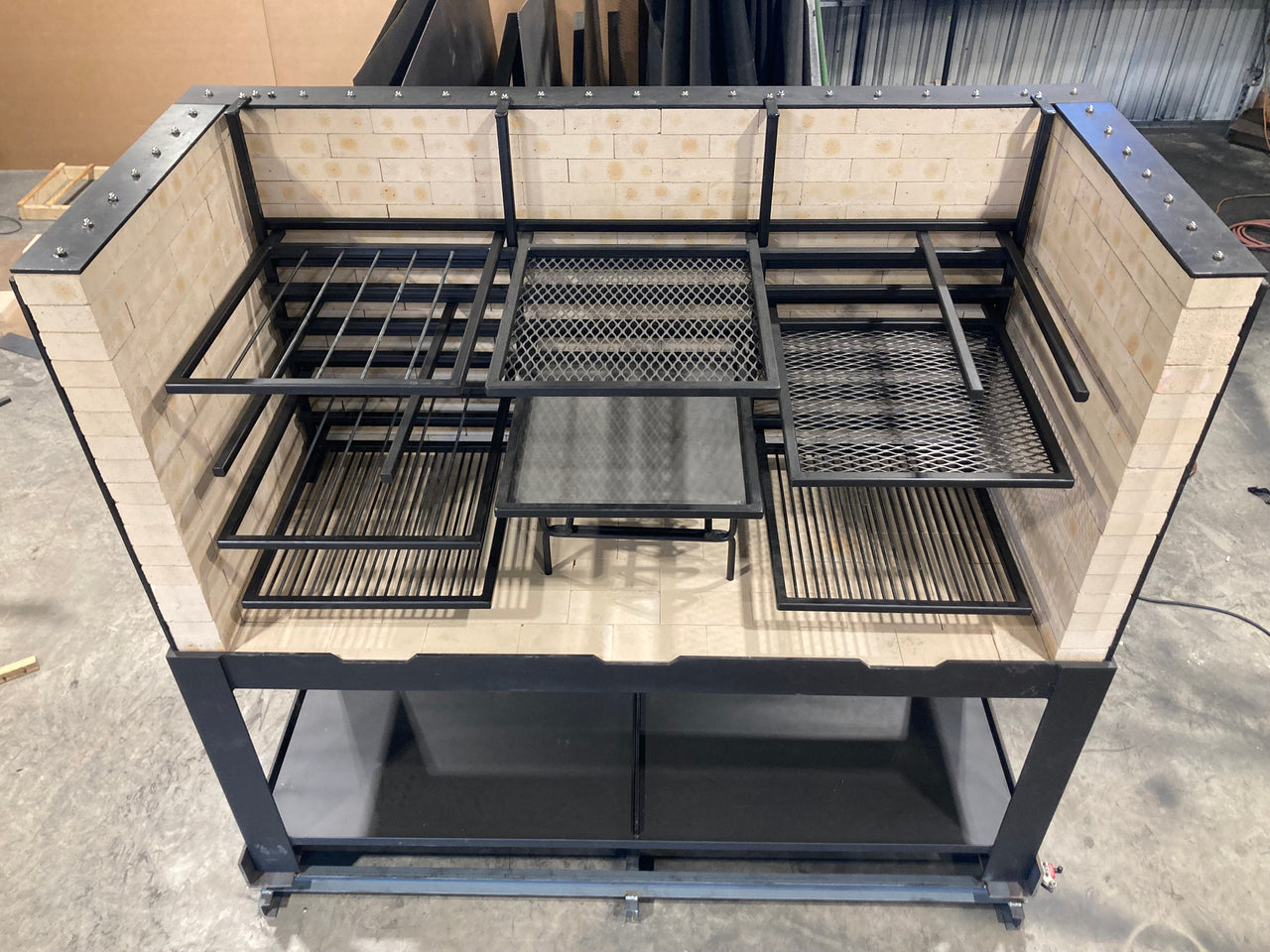 4454 Commercial Pinch System Grill with Fire Table - Heritage Backyard