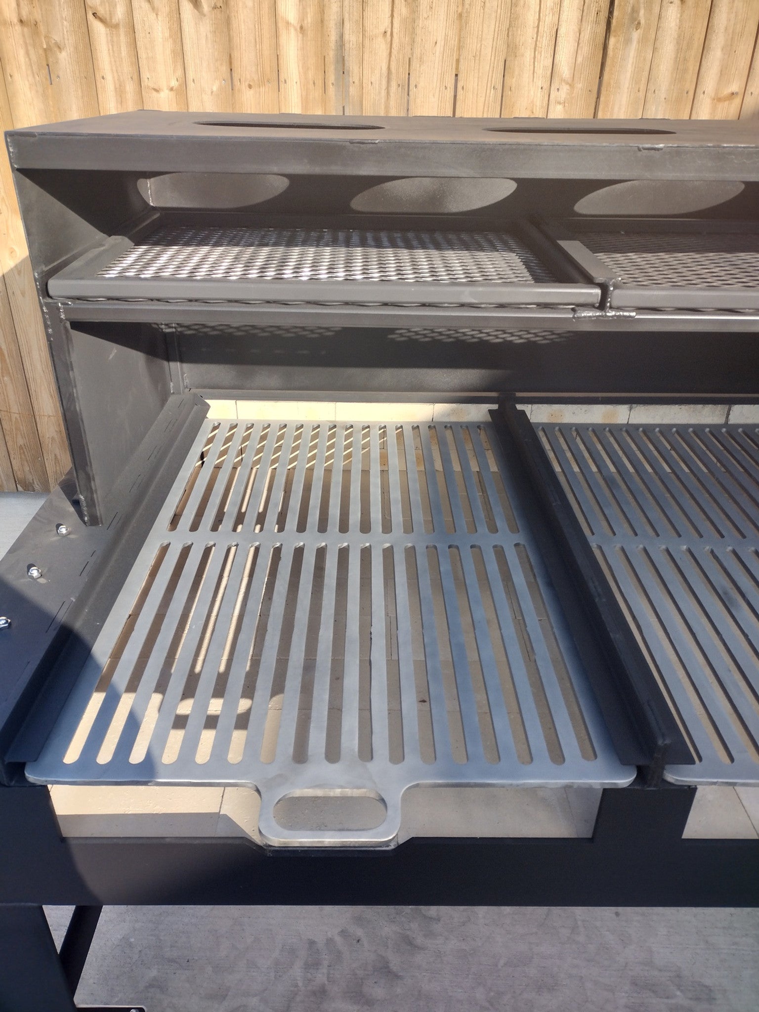 4458 COMMERCIAL Fire Table Grill with Removable Grates - Heritage Backyard