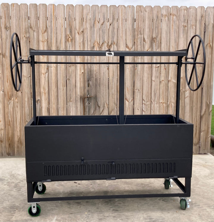4588 COMMERCIAL Insulated Split Santa Maria Grill with Warming Rack