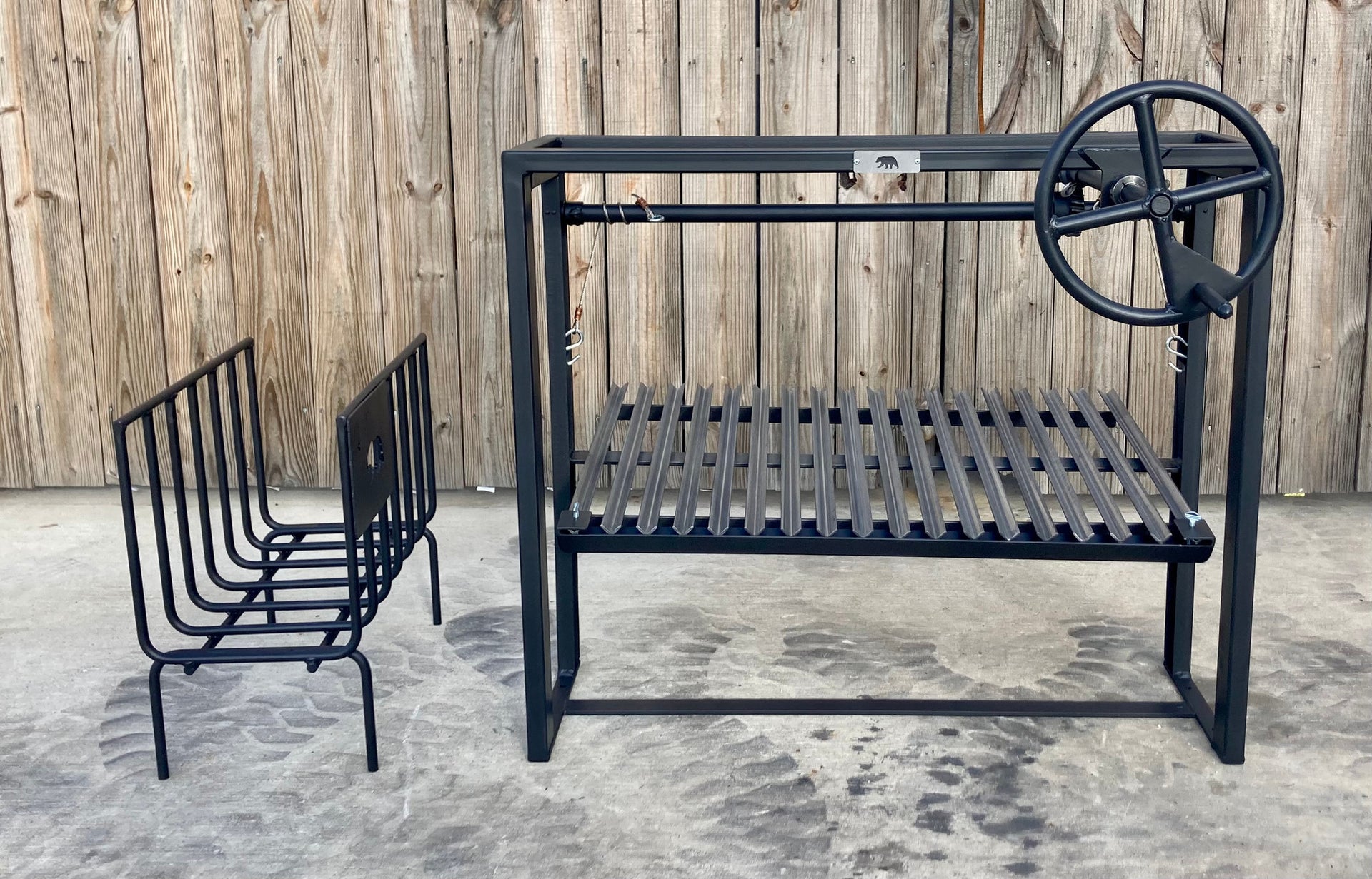 4599 COMMERCIAL Architectural Grills with Free Standing Brasero - Heritage Backyard