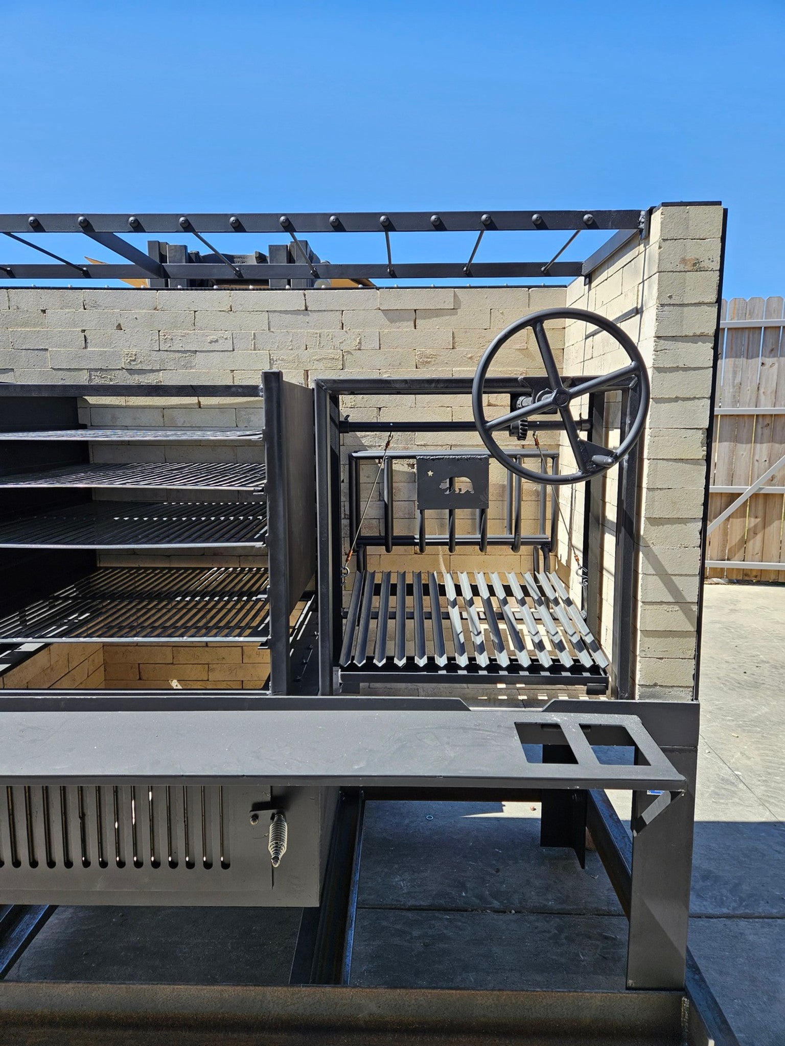 4642 COMMERCIAL Fire Table Grill - Heritage Backyard