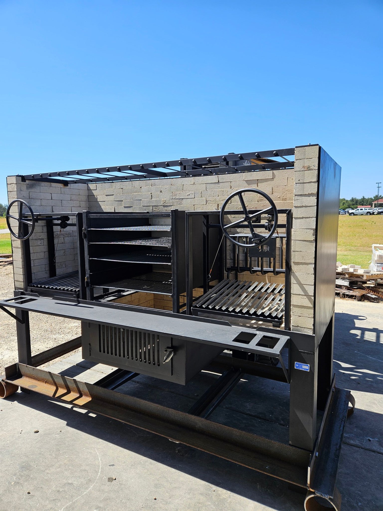 4642 COMMERCIAL Fire Table Grill - Heritage Backyard