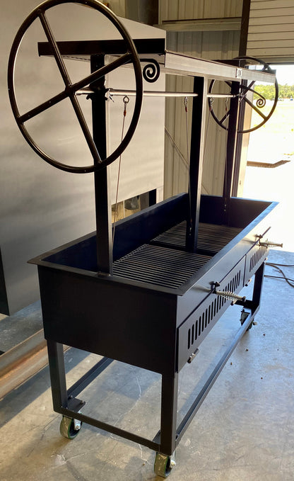 4662 COMMERCIAL Split Santa Maria with Warming Racks - Heritage Backyard