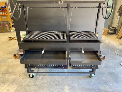 4662 COMMERCIAL Split Santa Maria with Warming Racks - Heritage Backyard