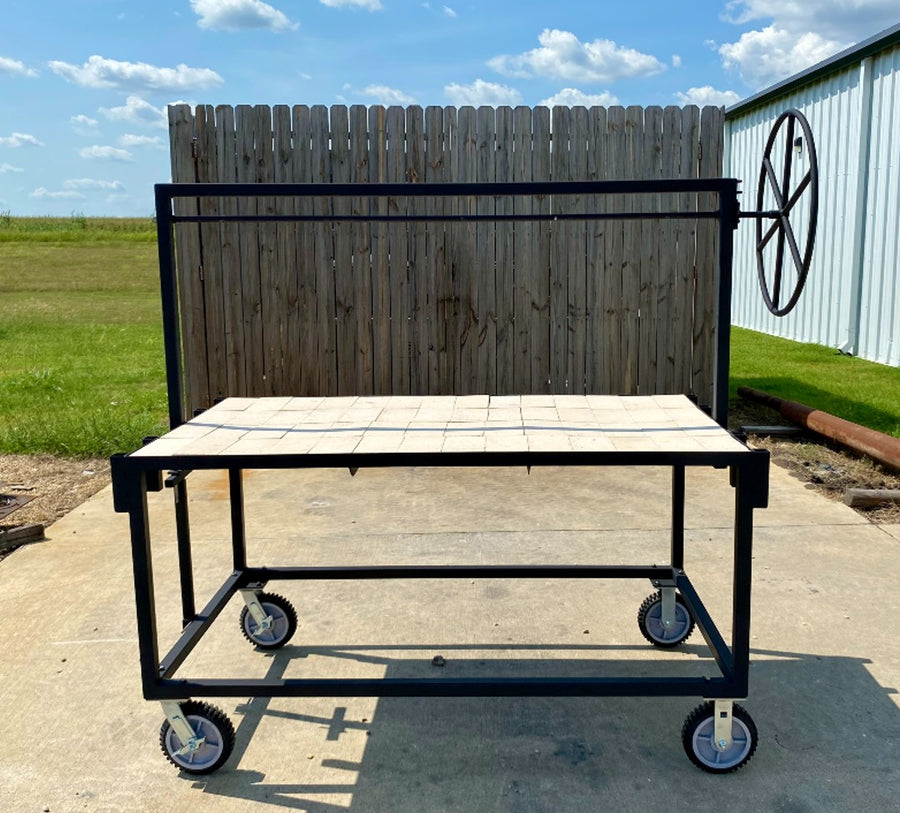 Portable Santa Maria Grill and Fire Table - Heritage Backyard