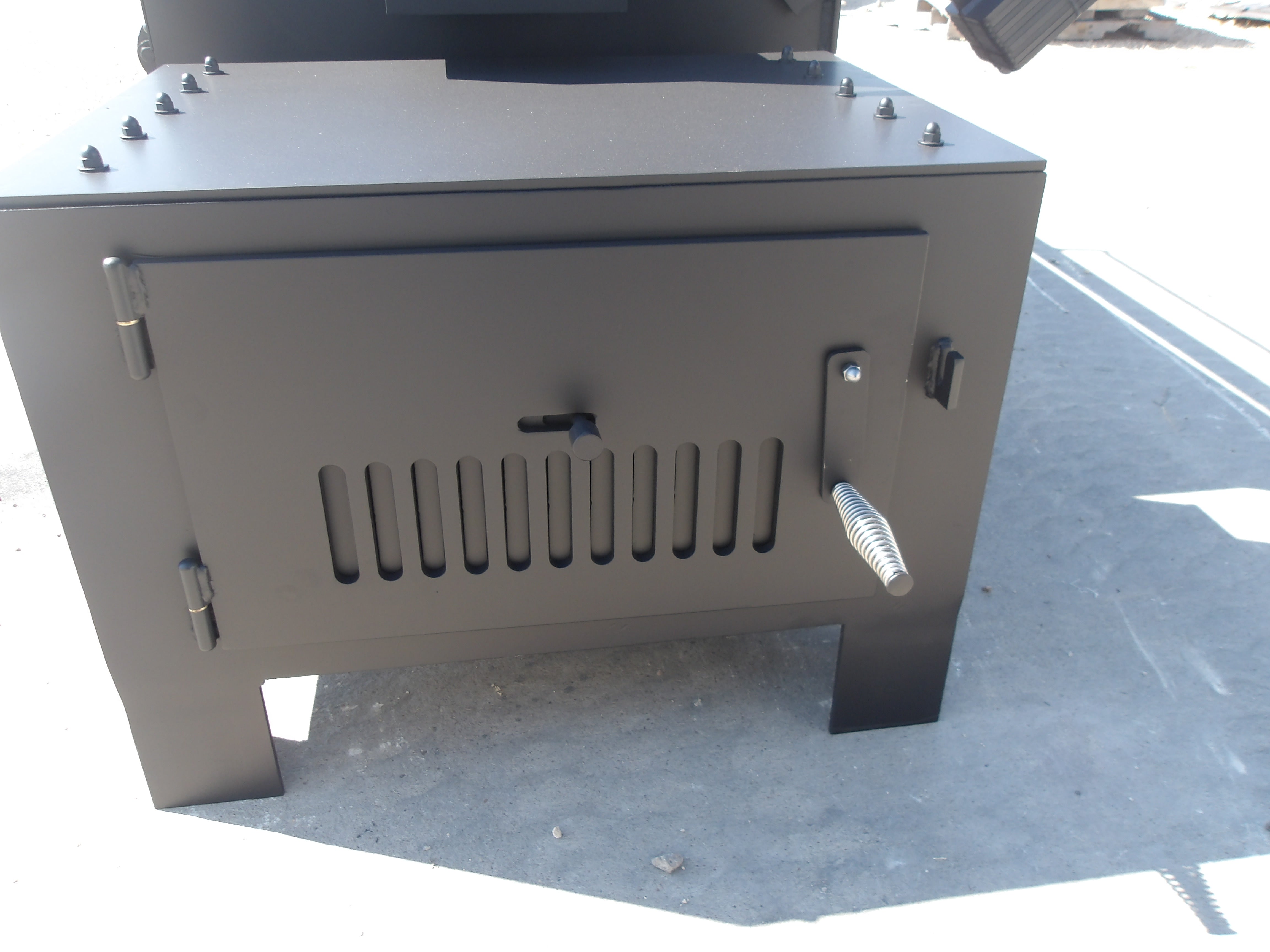 4951 Commercial 72" Offset Wood Fire Smoker – Heavy-Duty BBQ Pit for Restaurants & Catering