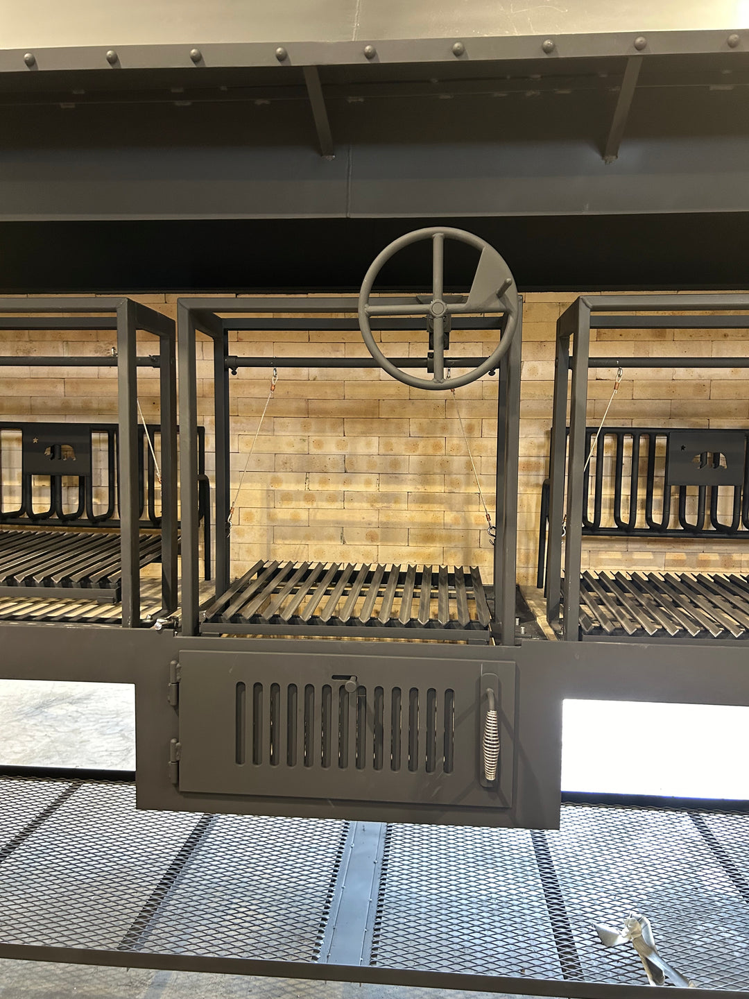 Commercial 3 Sectional Fire Table Grill