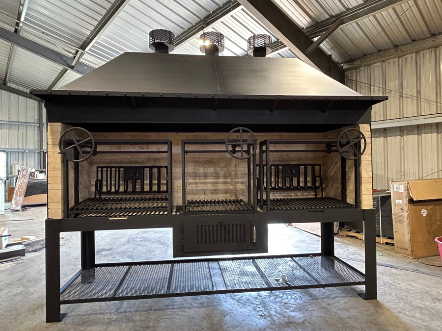 Commercial 3 Sectional Fire Table Grill