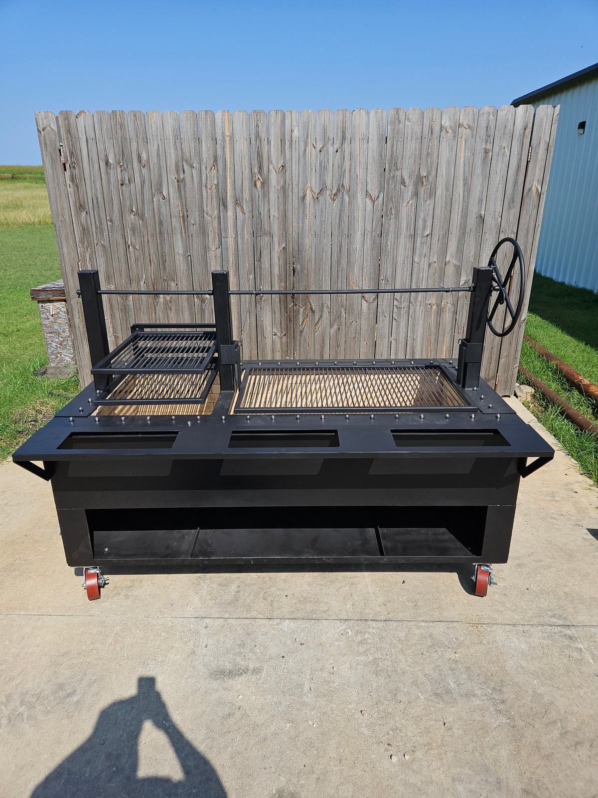 Custom Grill Racks Custom Wood Fire and Charcoal BBQ Grills – Heritage Backyard Inc.