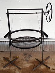 Round Santa Maria Architectural Grill with Flange - Heritage Backyard