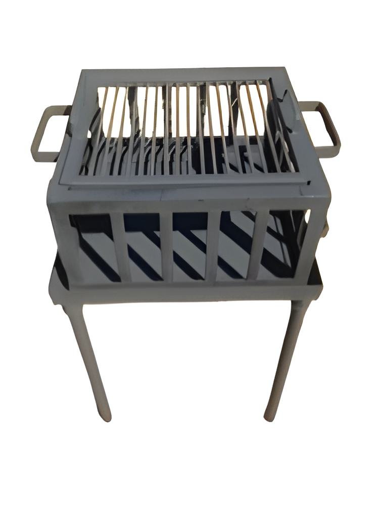 Small Portable Campfire Wood Fire Grill with Griddle